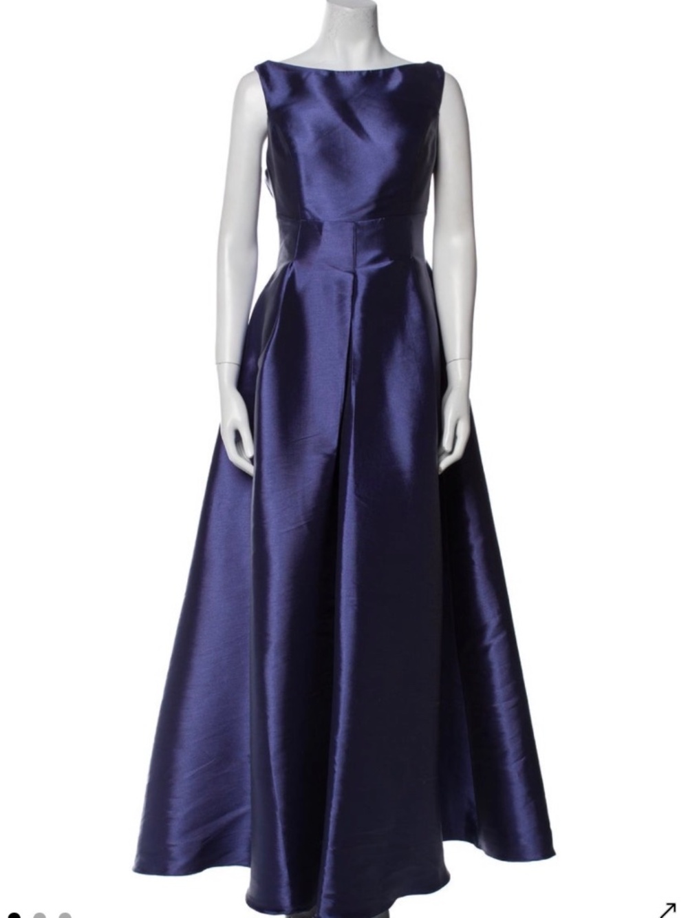 John Paul Ataker Navy Blue Formal Evening Gown Sz 4